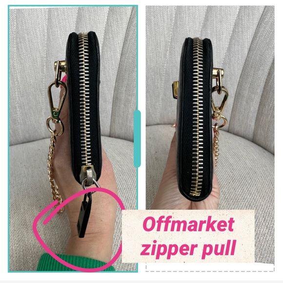 PRADA Mini Bow Black Leather Wallet on Chain - Picture 7 of 11